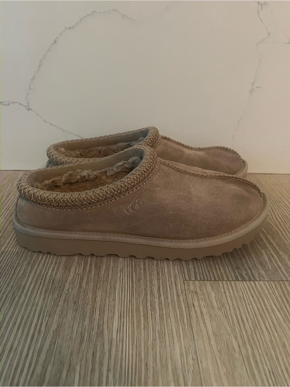 UGG Tasman Suede Slip-On Slippers - Chestnut 8